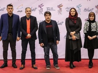 بازیگران سینما روی فرش قرمز جشنواره فجر + عکس